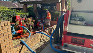 Commercial fire protection installation at Vimiera NSW site